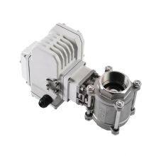 Stainless Steel Electric Three Piece Ball Valve thumbnail-3