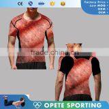 (OEM ODM FACTORY/Trade Assurance) Sublimation Surfing Rashguard, Mens Compression Wear,sports Tracksuit Men thumbnail-2