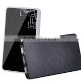 New product Promotional 6000mah solar power bank for smartphone
