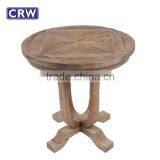 RE-1623 Reclaimed Rough Wood Top Furniture Rustic Coffee Table thumbnail-2