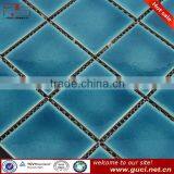 73*73mm Blue Glazed Porcelain Mosaic Tiles thumbnail-1