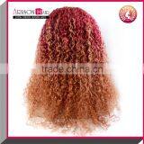 Unprocessed Remy Virgin Peruvian Human Hair Ombre Color Lace Front Wig thumbnail-3