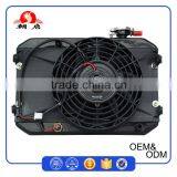 Vehicle Spare Parts Black Brazing All Aluminum Water Cooling Vehicle Radiator With 60W Cooling Fan thumbnail-3