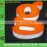 Stainless Steel Face Acrylic Led Edge Lit Sign Base thumbnail-4