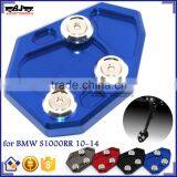 BJ-SSE-BM001 Performance CNC Aluminum Anodized Motorbike Motorcycle Side Stand Pad for BMW S1000RR 10-14