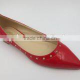 New Style Fashion Pointed Toe Flat Shoes With Small Rivet thumbnail-2