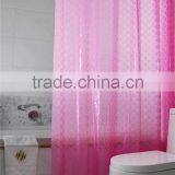 PVC Transparent Waterproof Bathroom Curtain thumbnail-1
