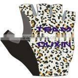Cycling Gloves/non-slip Bicycle Glove/pro Bike Glove Men Half Finger Pro Team Soccer Gloves Sexy Leopard Grain thumbnail-2