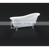 Classical Clawfoot Slipper Bath Free Standing Bathroom Soaking Bath