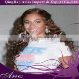 Beyonce Full Lace Brazilian Virgin #4 Corkscrew Curls Human Hair Wig 20" thumbnail-1