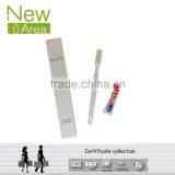 Shorter Handle Toothbrush With 6g Toothpaste Hotel Dental Kit Toothbrush With Toothpaste Hotel Amenity thumbnail-1