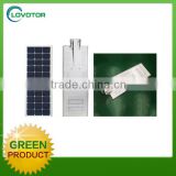 Shenzhen top seller 50W solar led street light with 12.8V/42AHLiFe PO4 battery