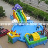 kids octopus inflatable water park/swimming pool