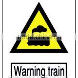 Hot Sale High Quality Reflective Aluminium TRAFFIC Signs Safety Signs,WARNING Signs Customized,CAUTION TRAIN SIGNS thumbnail-1
