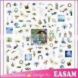 Summer Nail Art,fashion Fish Shell Design 3D Nail Art Stickers for Hot Summer 1-054 Quality Choice