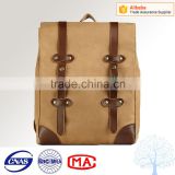 Promotional mens travelling bag and canvas backpack custom