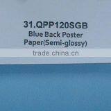 Blue Back Poster Paper(Semi-glossy)