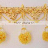 Curtain bead tassel Ball Fringe , lace for curtain decor