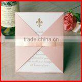 2014 New Design Hot Sale Paper Handmade Wedding Invitation Card thumbnail-1