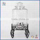 Best Selling Clear Juice Glass Jar Square Glass Water Dispenser Tap Jar With Water Faucet thumbnail-1