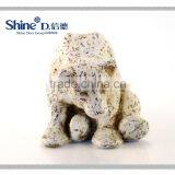 Polyresin standing polar bear for home decoration