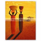 Hot selling modern african artwork oil painting on canvas