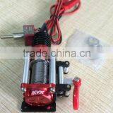 KYX 1/10 RC Car Winch W/ Remote Control Electric Winch Metal Material