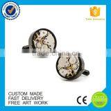 Newest Design Wholesale Blue Stone Cufflinks Set thumbnail-6
