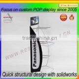 Spinning Floor Battery Display Rack Metal&wood Customized Design thumbnail-3