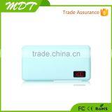 2015 High Quality Real Capacity 10000mah Slim Power Bank With LCD Display Function of Travel Tourism