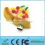 Large Quantity Factory Pizza Shaped Usb Flash Drive