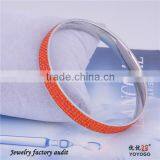 Wholesale Stainless Steel Cheap Rhinestone Fashion Bracelets thumbnail-1