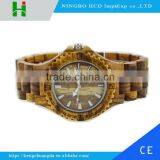 Eco-friendly Zebra Wood Watch With Customer 's Design Logo thumbnail-2