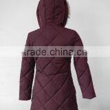 Detachable Real Raccoon Fur at Hood Long Style Women Down Parka thumbnail-4