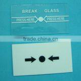 Glass in Emergency Break Glass