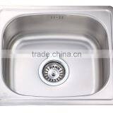 Brushed Finish Stainless Steel Single Bowl Hand Wash Sink GR- 533 thumbnail-5
