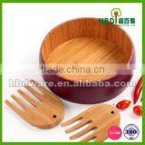 High Quality Salad Bowl,bamboo Salad Bowl With Server Wholesale thumbnail-3