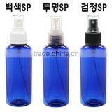 Spray Cap PET Bottle 150ml Blue Clear thumbnail-1