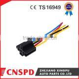 12V 24V 5PIN 40A General Auto Relay Socket With 16AWG 18AWG Copper Wire