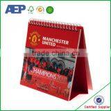 Spiral Bound High Quality Folded Table Spiral Bound Desk Calendar Printing thumbnail-5