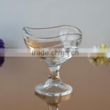 Wholesale ice cream glass cup with stem glass type