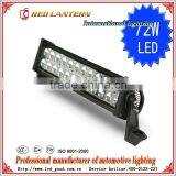 72W Super Bright Floodlight Spotlight LED Light Bar For Trucks SUV ATV UTV thumbnail-1