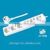 Hot Sale High Quality 6 Way Extension Socket Power Strip GS CE 16A 220V China Socket