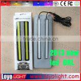 New Design 2013! Super Bright Car Led COB Daytime Running Light 12W Auto DRL Led