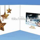 Hot 4.3 Inch LCD Video Brochure Video Greeting Card Booklet for Christmas Gifts