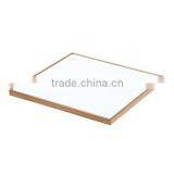 2016 Hot Sale Modern Furniture Custom Cut Carrara Marble Inlay Table Top Dining Table thumbnail-4