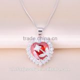 High Quality Romantic Love Word Pendant thailand jewelry 925 Silver for girlfriend valentine