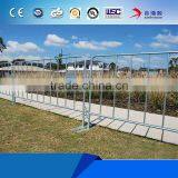 1.2mm High *2m Wide 32mm OD Frame Pipe Crowd Control Safety Use Steel Metal Barrier thumbnail-1