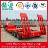 Lowbed Excavator Carrier Chassis Tractor With 3 Axle for Sale thumbnail-2