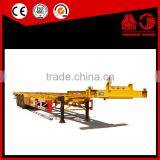 Chinese OEM 45T Container Carrier Chassis Skeleton Trailer for Sale thumbnail-2